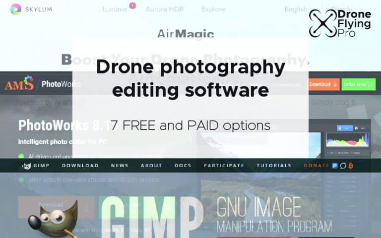 Drone photography editing software - header